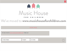 Tablet Screenshot of musichouseforchildren.co.uk
